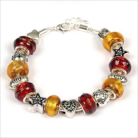 PLAYBACK San Francisco 49ers Football Bead Bracelet PL1101906